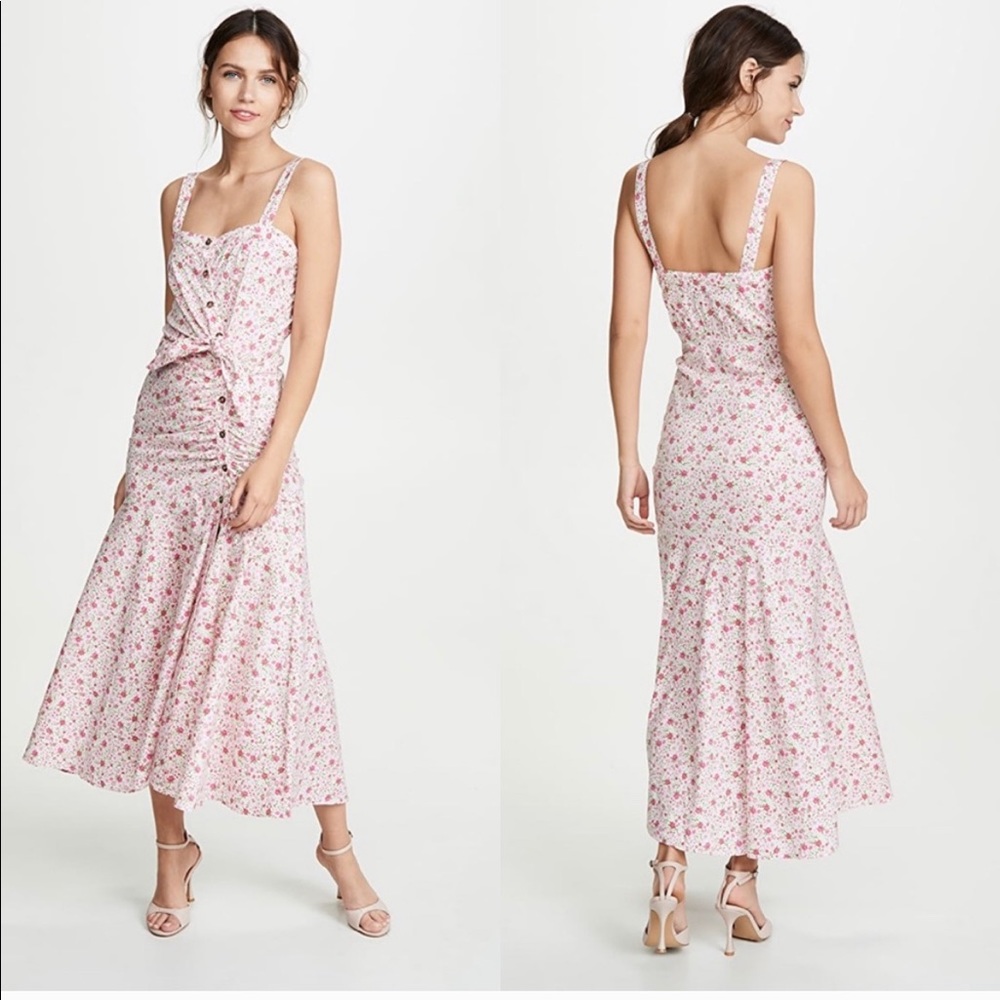 ISO Likely Minka Pink floral dress size 6 or 8